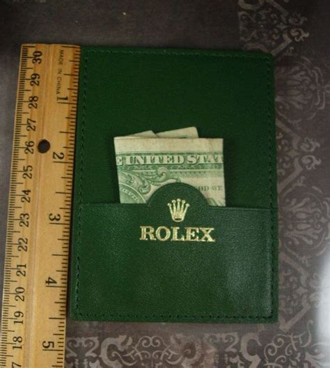 rolex business card holder